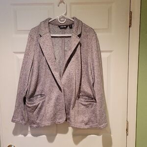 Lands End Women's Textured Gray Blazer